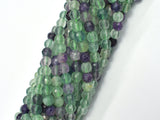 Fluorite, Rainbow Fluorite, 6mm Faceted Round-BeadXpert