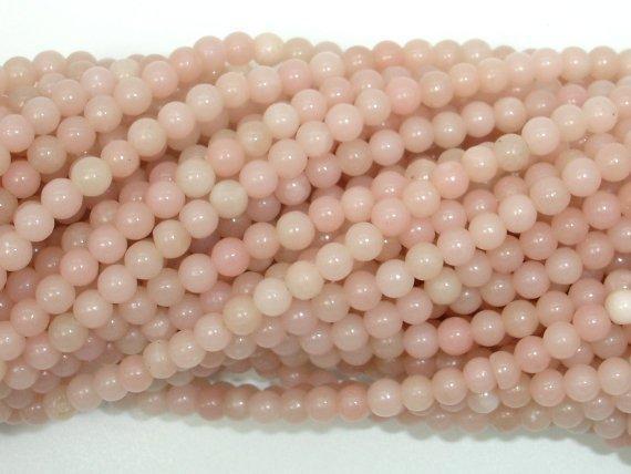 Pink Opal Beads, 4mm Round Beads-Gems: Round & Faceted-BeadXpert