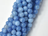 Jade Beads-Blue Gray, 8mm Round Beads-Gems: Round & Faceted-BeadXpert