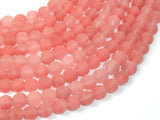 Matte Cherry Quartz Beads, 8mm Round Beads-Gems: Round & Faceted-BeadXpert