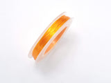 2Rolls Orange Stretch Elastic Beading Cord, 0.5mm, 2 Rolls-20 Meters-Metal Findings & Charms-BeadXpert