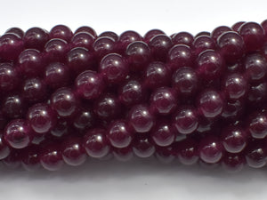 Jade Beads, Ruby, 8mm Round Beads-Gems: Round & Faceted-BeadXpert