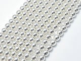 Hematite Beads-Silver, 8mm-Gems: Round & Faceted-BeadXpert