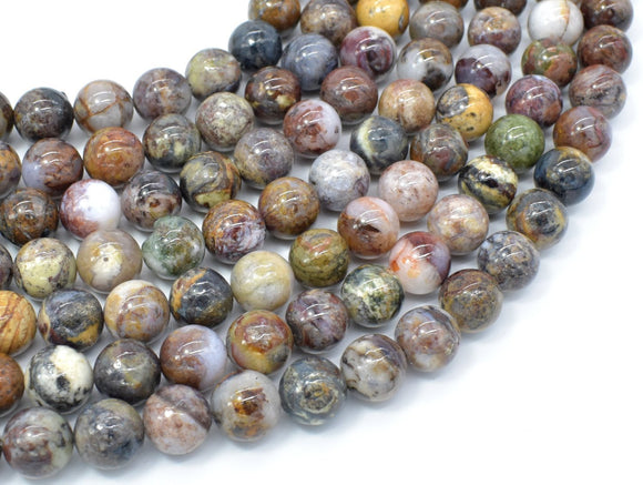Pietersite Beads, 10mm Round Beads-Agate: Round & Faceted-BeadXpert