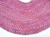 Jade Beads-Mauve, 8mm Round Beads-Gems: Round & Faceted-BeadXpert