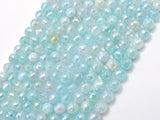 Mystic Coated Agate-Light Blue, 6mm Faceted Round-Agate: Round & Faceted-BeadXpert