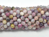 Pink Tourmaline Beads, 6mm (6.5mm) Round-BeadXpert