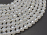 Mystic Coated White Agate, 8mm Faceted Round-Gems: Round & Faceted-BeadXpert