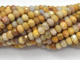 Crazy Lace Agate, 4x6mm Faceted Rondelle-Gems:Assorted Shape-BeadXpert