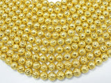 Lava-Gold Plated, 10mm (10.5mm) Round-Gems: Round & Faceted-BeadXpert