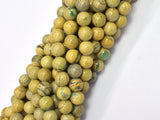 Green Muscovite 8mm Round Beads, 15 Inch-BeadXpert