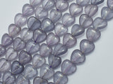 Jade - Gray 12mm Heart Beads-BeadXpert