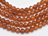 Hessonite, Orange Garnet Beads, 3mm Faceted Micro Round-Gems: Round & Faceted-BeadXpert