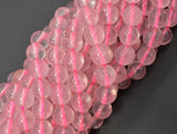 Rose Quartz Beads, 8mm Round Beads-Gems: Round & Faceted-BeadXpert