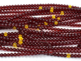 Blood Amber Resin, 6mm(5.8mm) Round Beads, 23 Inch, Approx 108 beads-Gems: Round & Faceted-BeadXpert