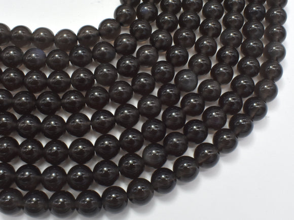 Ice Rainbow Obsidian Beads, 8mm (7.8mm)-Gems: Round & Faceted-BeadXpert