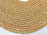 Lava-Gold Plated, 6mm (6.6mm)-Gems: Round & Faceted-BeadXpert