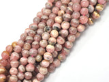 Rhodochrosite, 5mm (4.5mm), Round-BeadXpert