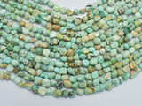 Natural Peru Turquoise Beads, 5x7mm, Nugget Beads-BeadXpert
