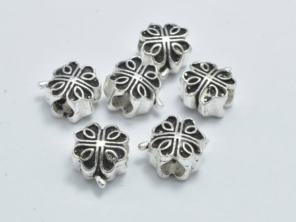 2pcs 925 Sterling Silver Beads-Antique Silver, 7x7mm-Metal Findings & Charms-BeadXpert