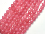 Jade Beads-Rose Pink, 8mm Round Beads-BeadXpert