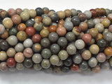 Polychrome Jasper, 6mm Round Beads-Gems: Round & Faceted-BeadXpert