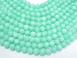 Jade Beads-Light Green, 10mm Round Beads-Gems: Round & Faceted-BeadXpert