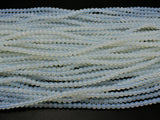 White Opalite Beads, Round, 4mm, 16 Inch-Gems: Round & Faceted-BeadXpert