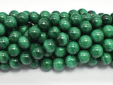 Natural Malachite, 10mm Round Beads-Gems: Round & Faceted-BeadXpert