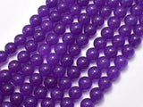 Jade - Purple, 8mm (8.4mm) Round-Gems: Round & Faceted-BeadXpert