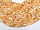 Citrine Beads, Approx. 6x8mm Nugget Beads-BeadXpert