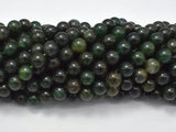 Green Mica Beads, Biotite Mica, 8mm Round-Gems: Round & Faceted-BeadXpert