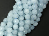 Aquamarine Beads, 7.8mm Round-Gems: Round & Faceted-BeadXpert