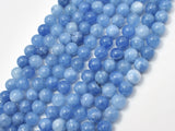 Jade Beads-Blue Gray, 8mm Round Beads-Gems: Round & Faceted-BeadXpert