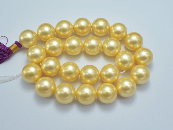 Shell Pearl, 16mm Round Beads-BeadXpert