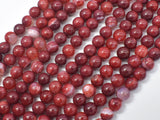 Red Fire Agate, 6mm Round Beads-Gems: Round & Faceted-BeadXpert