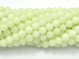 Glow in The Dark Beads-Green, Luminous Stone, 8mm (7.7mm)-Gems: Round & Faceted-BeadXpert
