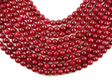 Ruby Jade Beads, Faceted Round, 10mm-Gems: Round & Faceted-BeadXpert