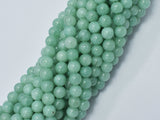 Malaysia Jade Beads- Green, Burma Jade Color, 6mm, Round-BeadXpert