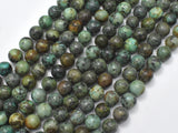 African Turquoise Beads, 8mm (8.6mm) Round-BeadXpert