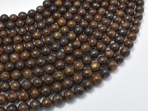Bronzite Beads, Round, 6mm-Gems: Round & Faceted-BeadXpert