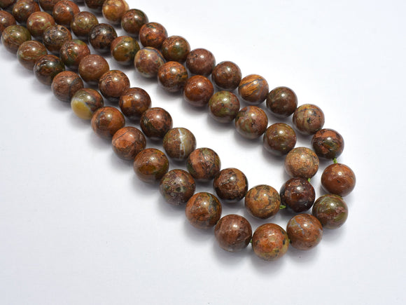 Green Opal, 10mm(10.3mm) Round Beads-BeadXpert