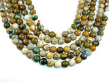 Ocean Jasper Beads, Round, 10 mm-Gems: Round & Faceted-BeadXpert