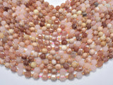 Sunstone Beads, 8mm Faceted Prism Double Point Cut-Gems: Round & Faceted-BeadXpert