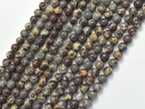 Astroite Jasper, 6mm (6.5mm), Round-BeadXpert