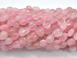 Madagascar Rose Quartz, 6x8mm Nugget Beads, 15.5 Inch-Gems: Nugget,Chips,Drop-BeadXpert
