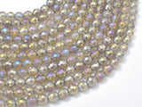 Mystic Coated Gray Agate, 6mm Faceted Round-Gems: Round & Faceted-BeadXpert