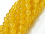 Jade Beads-Yellow, 10mm Round Beads-Gems: Round & Faceted-BeadXpert