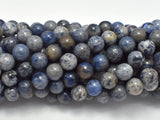 Dumortierite Beads, 8mm (8.5mm) Round Beads-Gems: Round & Faceted-BeadXpert