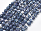 Rain Flower Stone Beads, Gray, 8mm Round Beads-BeadXpert